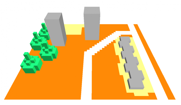 Test model 100 x 100 x20